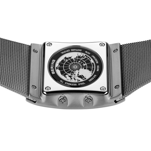 BERING Herren Armbanduhr Funkuhr Radio controlled grau gebürstet 52033-379 NEU