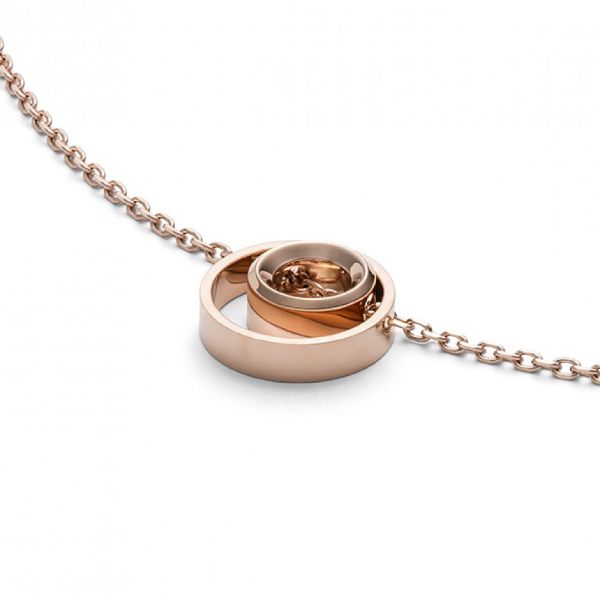 monomania Collier Casual Chic Edelstahl PVD Roségold NEU