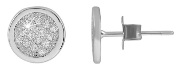 Schmuckset (Anhänger+Ohrstecker)"Swea" 925er Silber rhodiniert Zirkonia 5360044-001 NEU