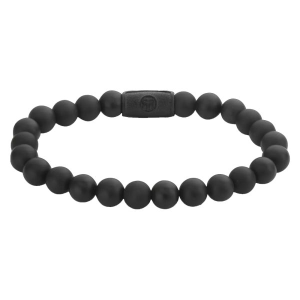 Rebel & Rose Armband "Mad Panther - All-Black" 8 mm RR-80082-B-M 17,5 cm NEU