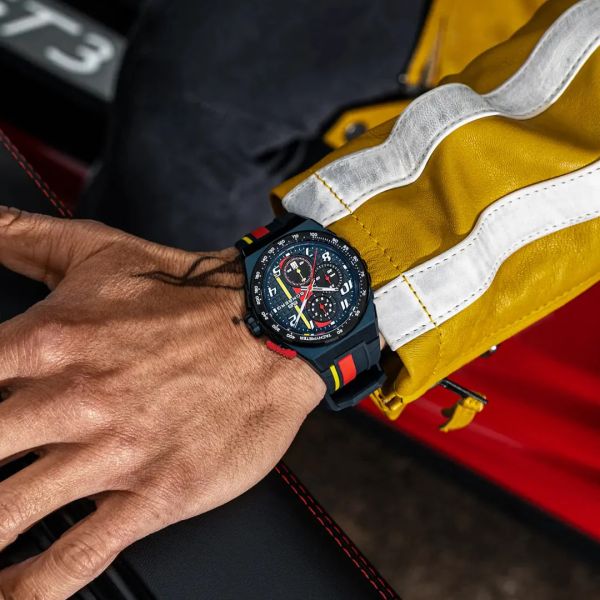 BOMBERG APEX RB Edelstahl Quarz Chronograph NT42CHPBL.01-4.12 NEU