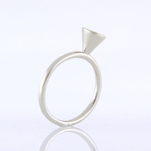 GOOIX Zierlicher Damen Ring Rund 925er Silber Zirkonia GR 56 NEU UVP.: 35,-