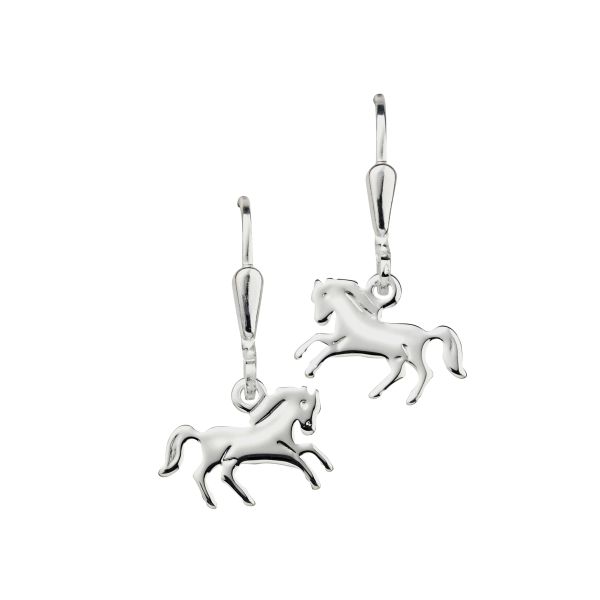 Ohrhänger "Pferd" 925er Silber rhodiniert BOH900300 NEU