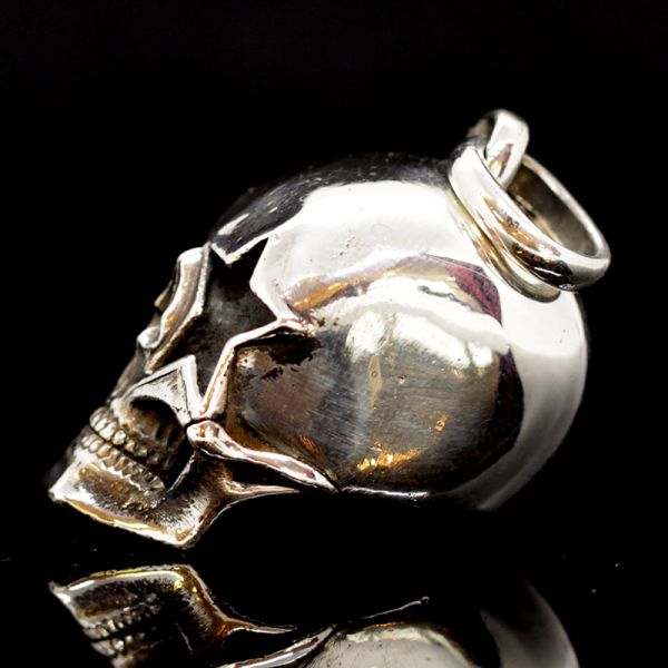 Anhänger "BIG STAR SKULL" 925er Silber 25 x 40 x 50 mm NEU