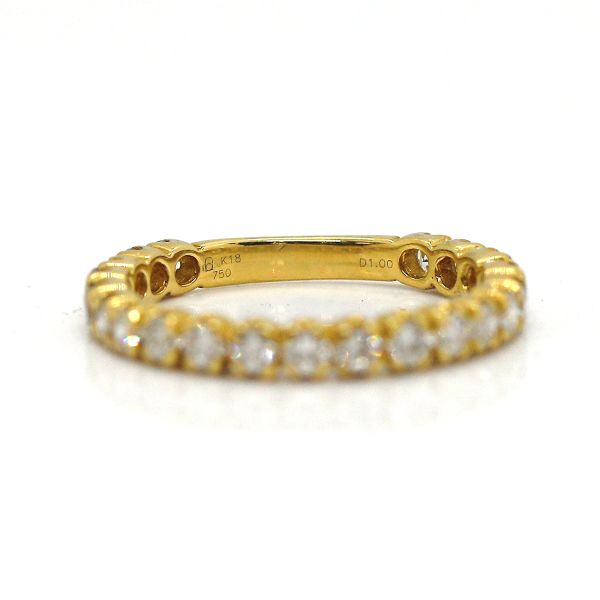 Memoire Diamant Ring 750er Gelbgold GR 55 1,00 ct Diamanten im Brillantschliff (21737)