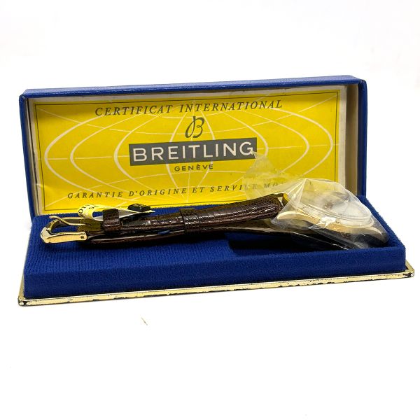 Breitling Vintage 1911 Handaufzug 750er Gelbgold Full Set aus 1969 (27597)