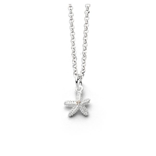 DUR Halskette "Seestern 2.0" 925er Silber Zirkonia 45 cm K2834 NEU