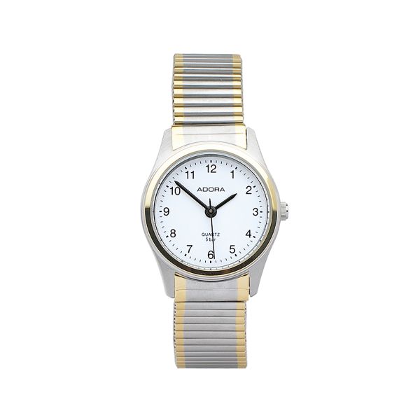 Adora Damen Armbanduhr AB6036 Flexband Edelstahl 5 bar NEU