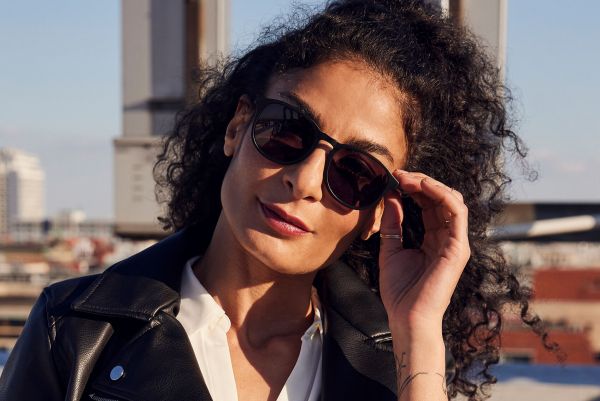 Lilienthal Berlin Sonnenbrille Schönhauser Black Matte Gray S03-A01M-02Z NEU