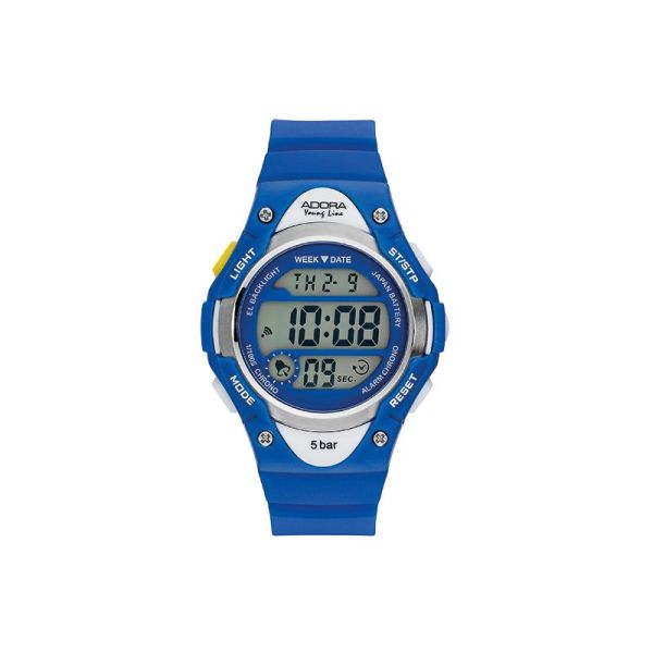 Adora Youngline Digitale Armbanduhr Kunststoff/ Silikon blau (AY4456)