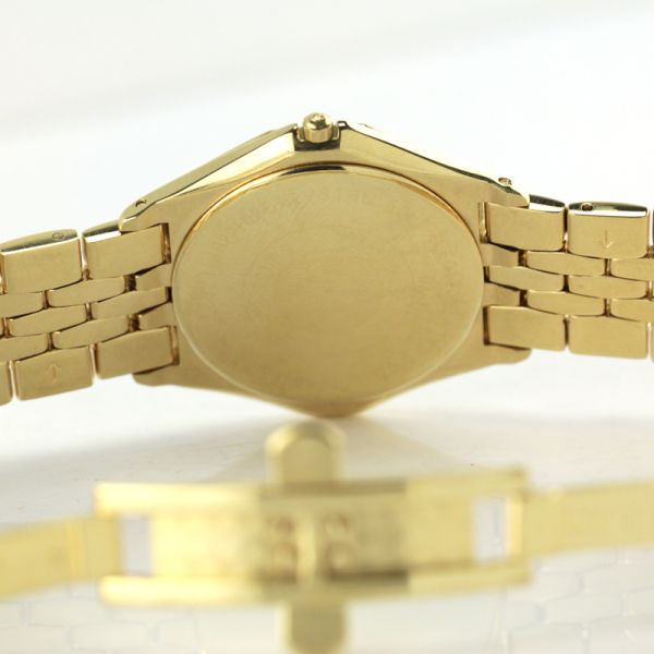 Maurice Lacroix Herren Armbanduhr vergoldet Quarz Ref. 69632 Ultraflach (5490)