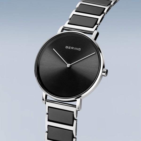 BERING Damen Armbanduhr Ceramic silber glänzend 18539-742 NEU