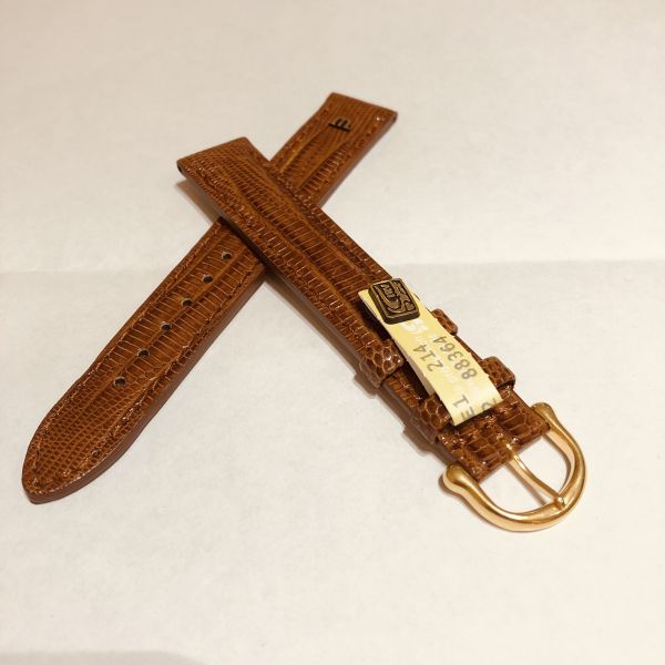 Uhrenband Maurice Lacroix 17 mm Anstoß Teju Eidechse Überlänge