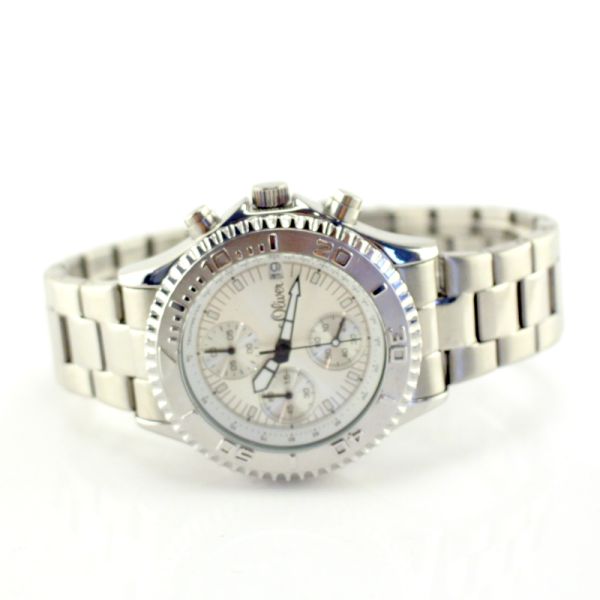 S.Oliver Chronograph SO-15072-MCR Metall silber NP.: 119€ (PF168)