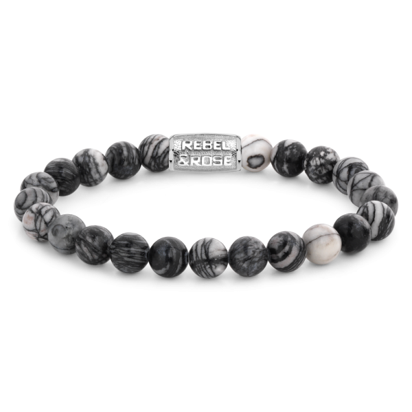 Rebel & Rose Armband "Black Wolf" 19 cm RR-80032-S-L NEU
