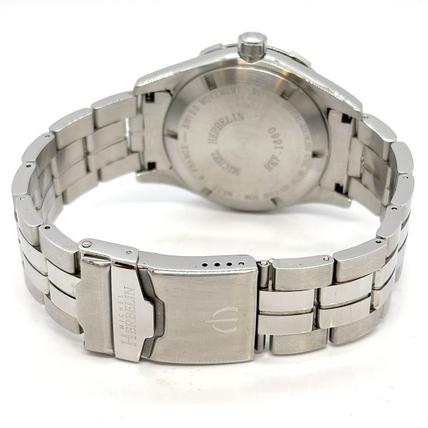 Michel Herberlin Herren Armbanduhr Edelstahl Automatik Ref. 1660 (37017)
