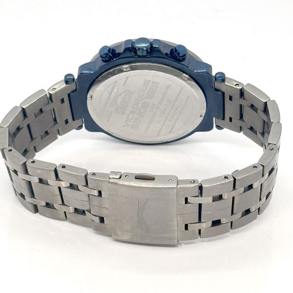 Slazenger Herren Armbanduhr Quarz IP Gun SL0909562j Multifunktion neuwertiger Zustand (37205)