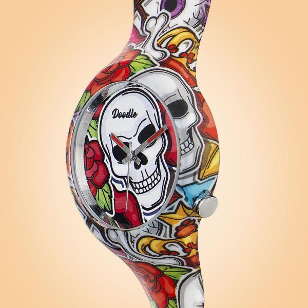 Doodle Uhr COMIC SKULL DOODLE WATCH DOSK003 NEU