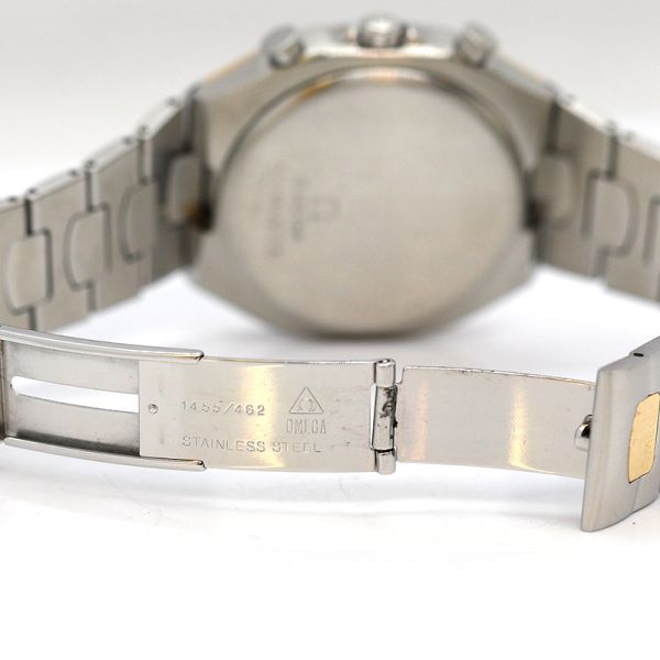 Omega Seamaster Polaris Chrono Edelstahl 18Kt Gold Quarz Ref. 25905000 (23111)