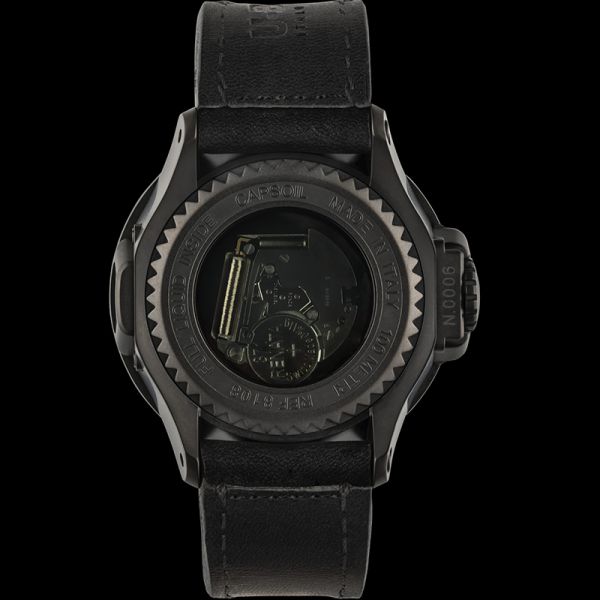 U-Boat Capsoil DLC Ref. 8108 schwarz / schwarz No.69 Quarz Armbanduhr NEU