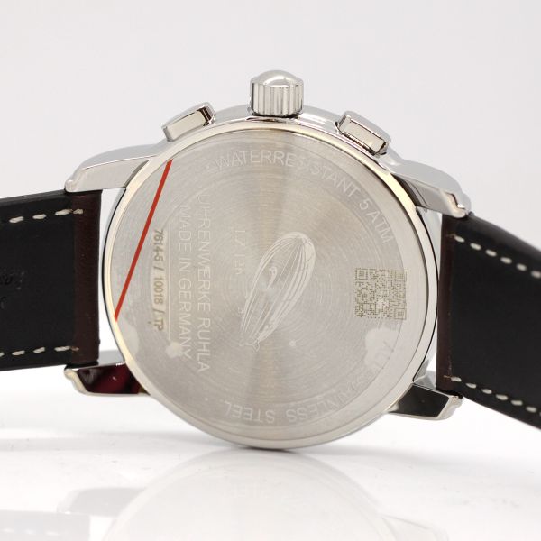 Zeppelin Herren Armbanduhr 7614-5 LZ 126 Los Angeles Quarz Chronograph NEU