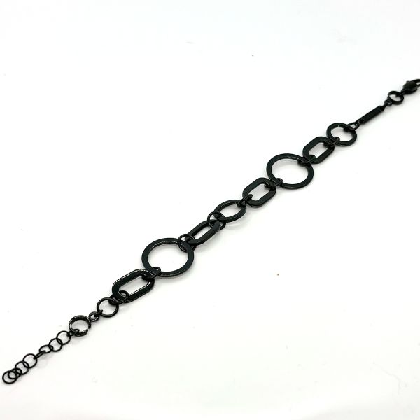 monomania Armband "BEYOND" Edelstahl PVD black 17-21cm 43130S-17 NEU