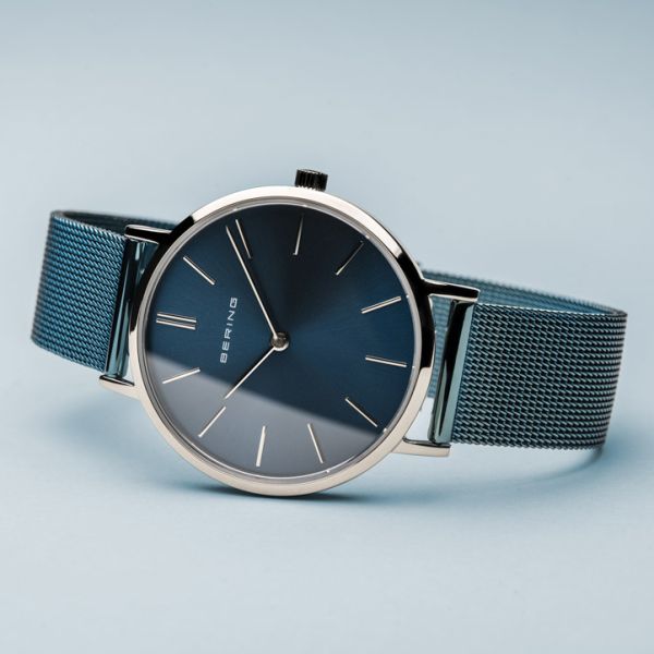 BERING Damen Armbanduhr Classic silber glänzend 14134-308 NEU