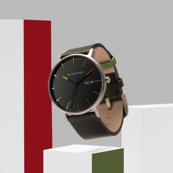 JACOB JENSEN Herren Armbanduhr TIMELESS NORDIC CONTEMPORARY 162 Ø 40 mm NEU