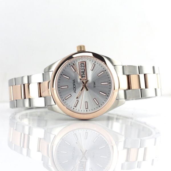 Adora Armbanduhr Edelstahl IP Rosé AT5364 5 Bar Ø 32 mm NEU