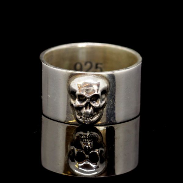 Ring "SKULLY" 925er Silber Gr 60 NEU