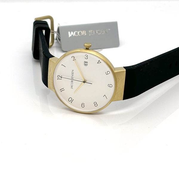 JACOB JENSEN Herren Armbanduhr 186 Timeless Nordic Herrenuhr Titan Ø 37 mm NEU