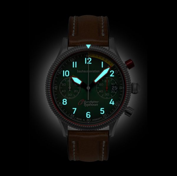 Bauhhaus Aviation "Eurofighter Typhoon" Herren Armbanduhr Quarz Ref.: 2576-4 NEU