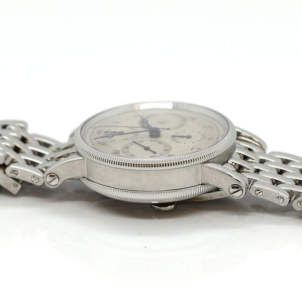 Chronoswiss LUNAR Edelstahl Chronograph Ref. CH7523C Full Set (24738)