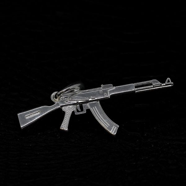 Anhänger AK47 Kalaschnikow 925er Silber ca. 35 x 55 mm NEU