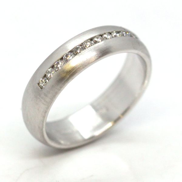 Brillant Bandring 585er Weißgold GR 51 0,30 Ct Diamanten im Brillantschliff (10854)