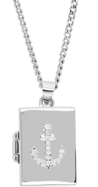 Anhänger Medallion "Toja" 925er Silber rhodiniert Zirkonia 5310417-001 NEU