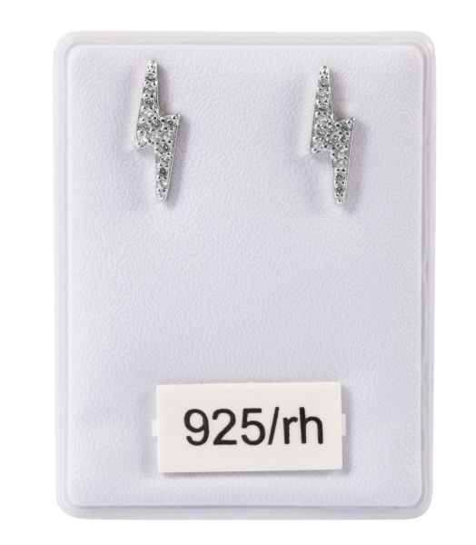 Ohrstecker "Benja" Blitz 925er Silber rhodiniert Zirkonia 5300133-001 NEU