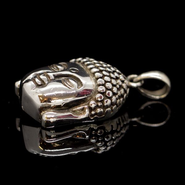 Anhänger "BUDDHA" 925er Silber 22 x 40 mm NEU