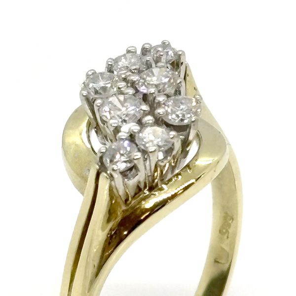 Diamant Ring 585er Gelbgold GR 65 ca. 0,72 Ct Diamanten im Brillantschliff (25759)