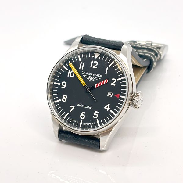 Bauhhaus Aviation Herren Armbanduhr Automatic CM8215 Ref. 2762-5 NEU
