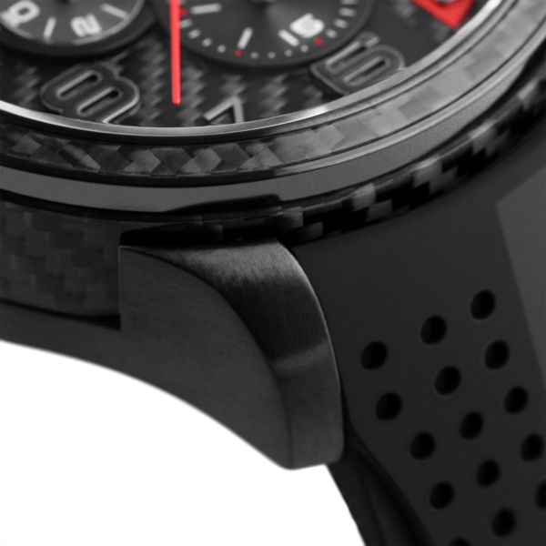 BOMBERG BOLT-68 Racing Carbon XR Chrono 45 mm Edelstahl PVD Black Silikonband BS45CHPBA.059-37.12 NE