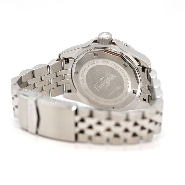 DAVOSA "Ternos" Herrenarmbanduhr GMT Automatik Ref. 16159007 aus 02/23 Restgarantie TOP!