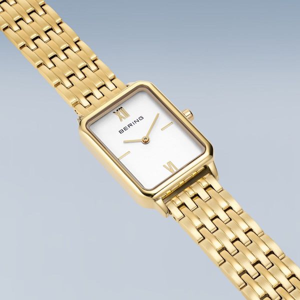 BERING Damen Armbanduhr Classic gold glänzend 17423-734 NEU