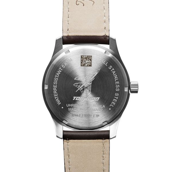 Bauhhaus Aviation "Tornado" Herren Armbanduhr Quarz GMT Ref.: 2744-2 NEU