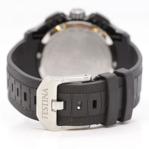 FESTINA Herren Armbanduhr Edelstahl IP Black Chrono Bike F16971 (12265)