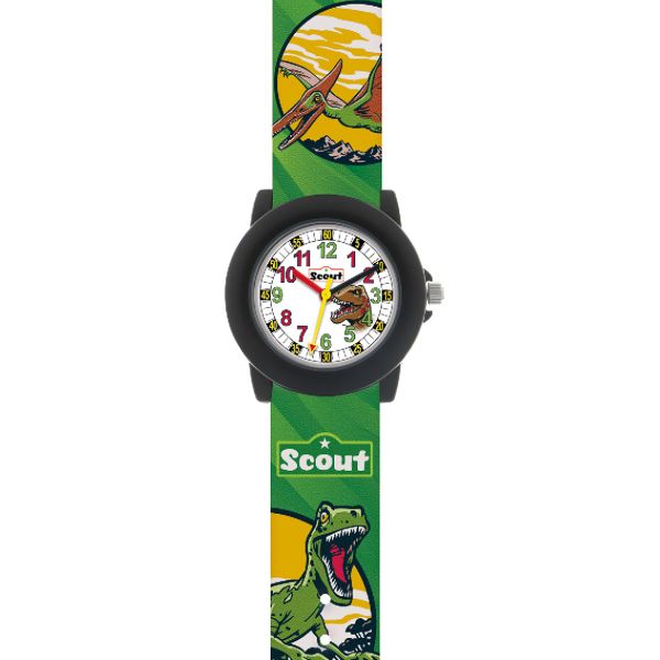 SCOUT Kinder Uhr "CRYSTAL DINO" Ø 30 mm Quarz 280305041 NEU