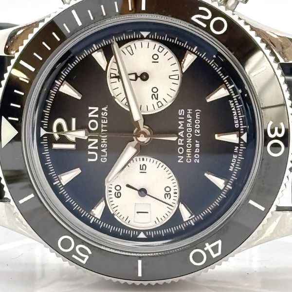 UNION Glashütte Noramis Chronograph Automatic Ref. D012.927A Box und Papiere aus 04/24 (32466)