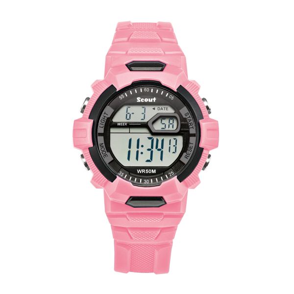 SCOUT Kinder Digital Uhr "THE DIGI PINK" 280308006 NEU
