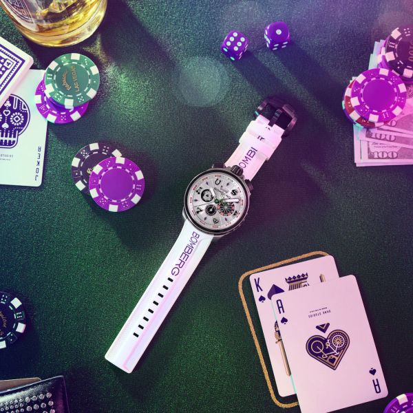BOMBERG BOLT-68 HERITAGE CASINO WHITE BS45CHSS.075-3.12 Ltd. Edition NEU