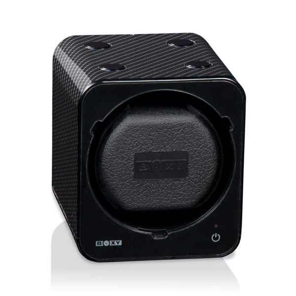 Beco Uhrenbeweger Boxy Fancy Brick - Carbon ohne Netzteil Artikel 70002-121 NEU